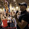 Arune Singh at the Marvel booth at Fan Expo 2012