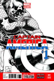 Captain America (2012) #1 (Quesada Sketch Variant)