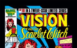 Vision and the Scarlet Witch (1985) #10 Cover
