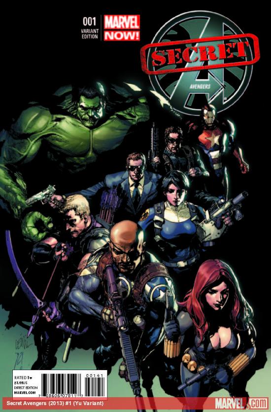 SECRET AVENGERS 1 YU VARIANT (NOW, 1 FOR 50, WITH DIGITAL CODE)