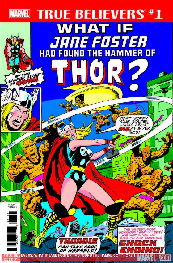 TRUE BELIEVERS: WHAT IF JANE FOSTER HAD FOUND THE HAMMER OF THOR? 1 (2018)