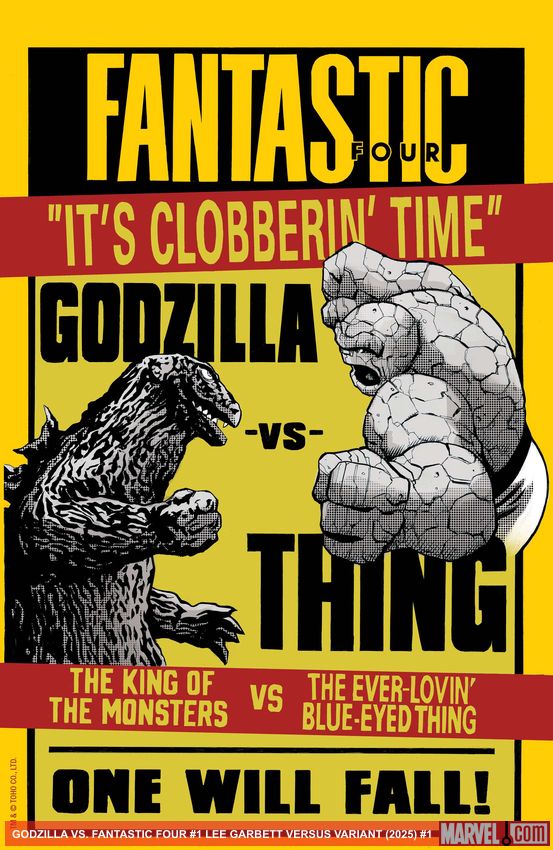 GODZILLA VS. FANTASTIC FOUR (2025) #1 (Variant)