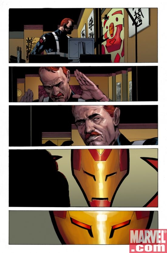 Iron Man #20 interior art