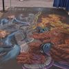 Fantastic Four chalk drawling