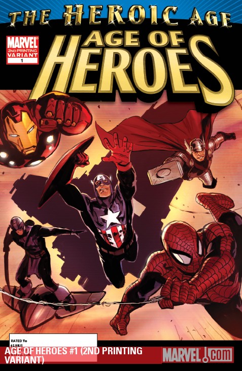 Age of Heroes (2010) #1 (2ND PRINTING VARIANT)