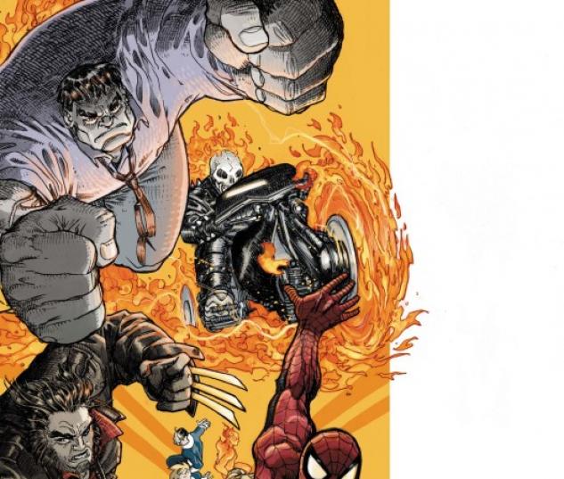 SPIDER-MAN/FANTASTIC FOUR #3 cover art by Mario Alberti