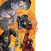SPIDER-MAN/FANTASTIC FOUR #3 cover art by Mario Alberti