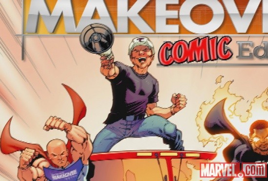 Extreme Makeover: Home Edition art created by Marvel Custom Solutions and Todd Nauck