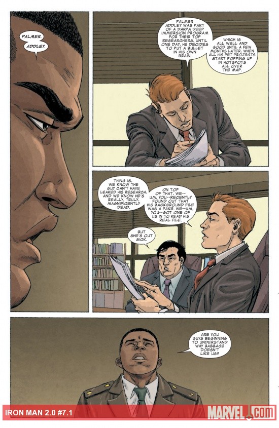 Iron Man 2.0 #7.1 preview page by Kano
