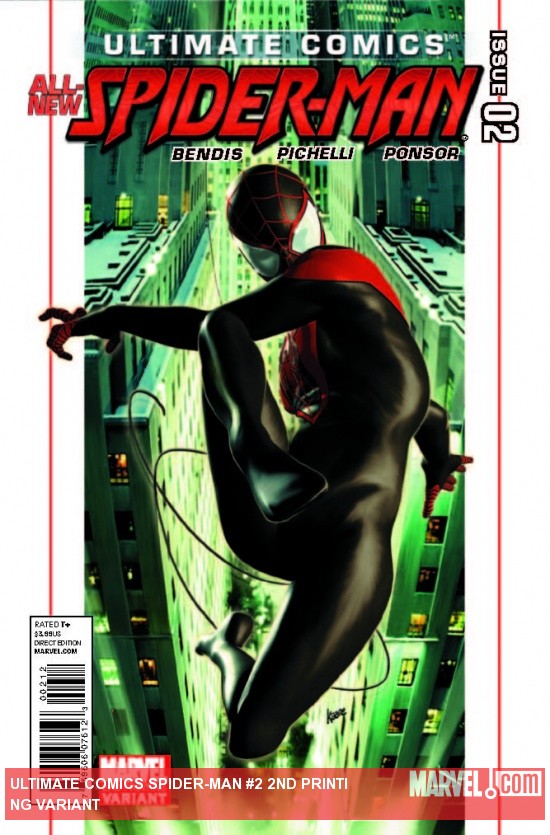 ULTIMATE COMICS SPIDER-MAN 2 2ND PRINTING VARIANT