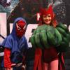 Scarlet Spider and Scarlet Witch cosplayers at Fan Expo 2012