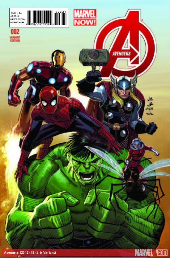 AVENGERS 2 JRJR VARIANT (NOW, 1 FOR 50, WITH DIGITAL CODE)