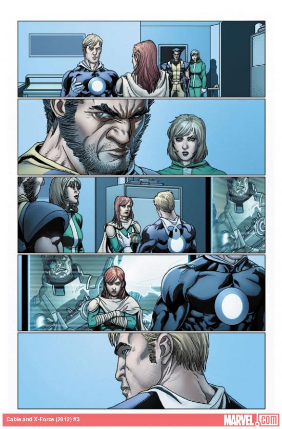 Cable and X-Force #3 preview art by Salvador Larroca