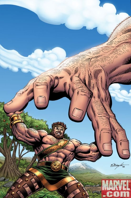 INCREDIBLE HERCULES #124 cover by Bob Layton