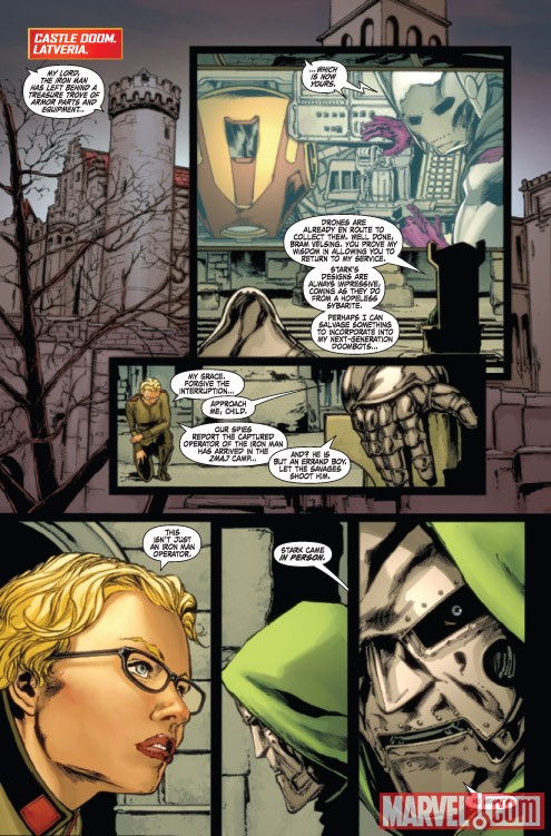 IRON MAN LEGACY #3 preview art by Steve Kurth