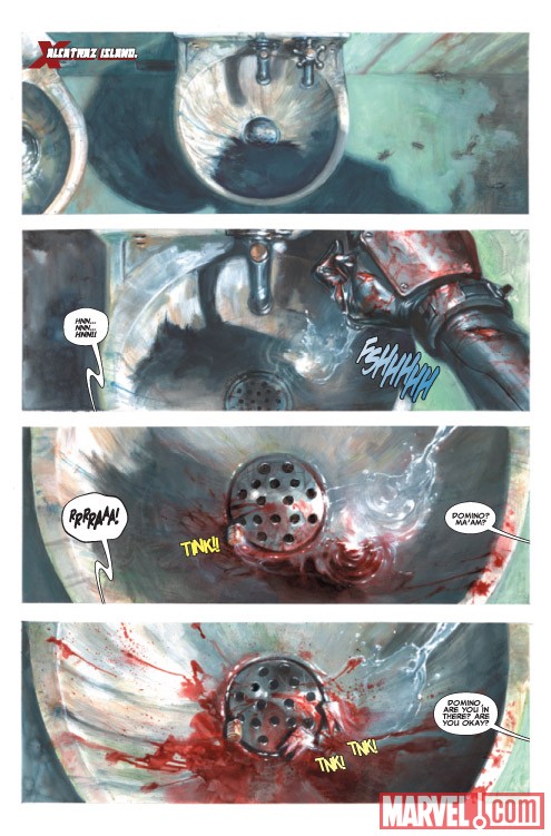 X-FORCE: SEX AND VIOLENCE #1 preview art by Gabriele Dell'Otto