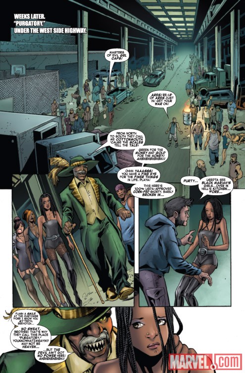 Shadowland: Power Man #1 preview art by Mahmud Asrar