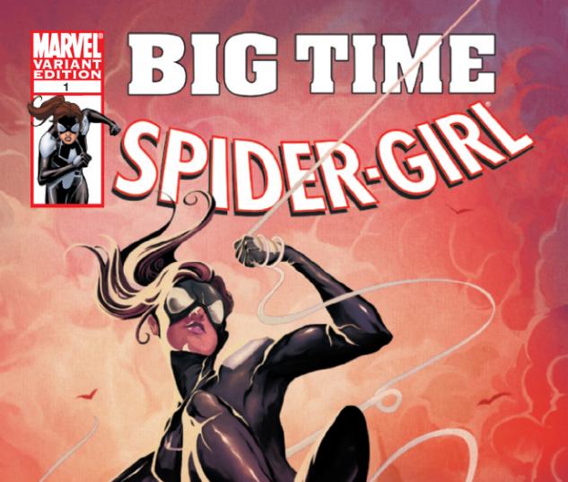 SPIDER-GIRL #1 variant cover by Mike Del Mundo