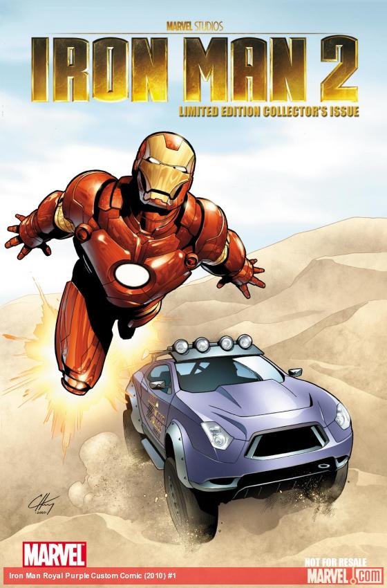 ROYAL PURPLE IRON MAN 2 PROMO COMIC (2010)