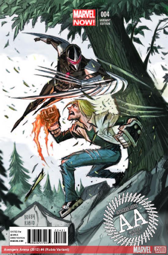 AVENGERS ARENA 4 RUBIO VARIANT (NOW, 1 FOR 50)