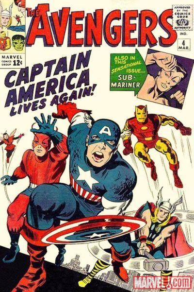 Image Featuring Avengers, Captain America, Iron Man, Thor, Wasp, Sub-Mariner
