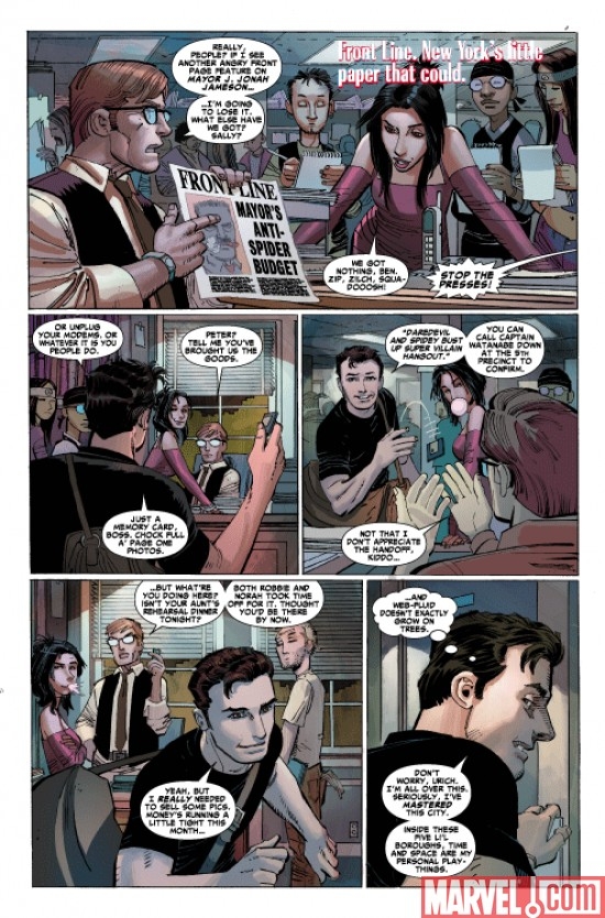 AMAZING SPIDER-MAN #600 preview art by John Romita Jr.