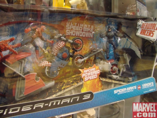 spiderman 3 venom toys. Spider-Man 3 Webworld Racers