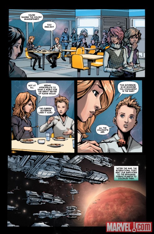 ENDER IN EXILE #2 preview art by Pop Mahn