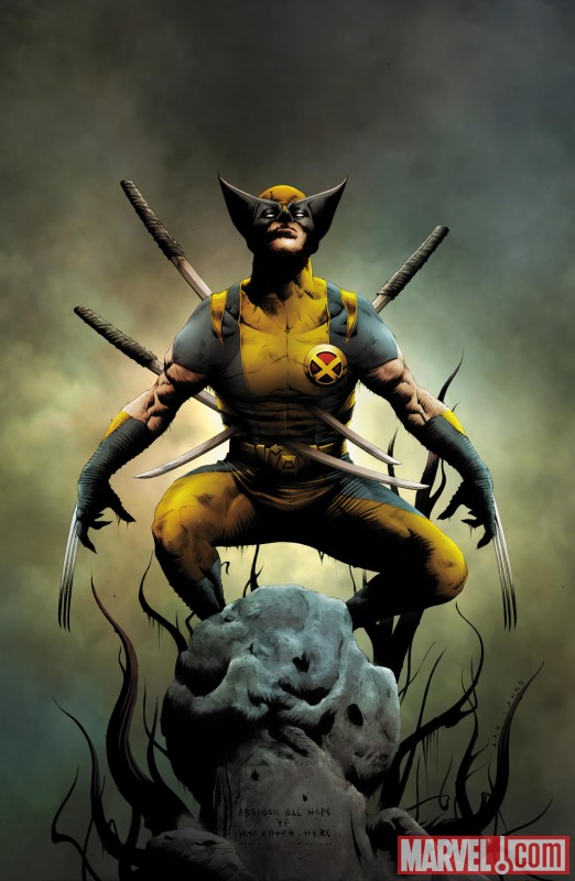 WOLVERINE #1 (2010) cover by Jae Lee
