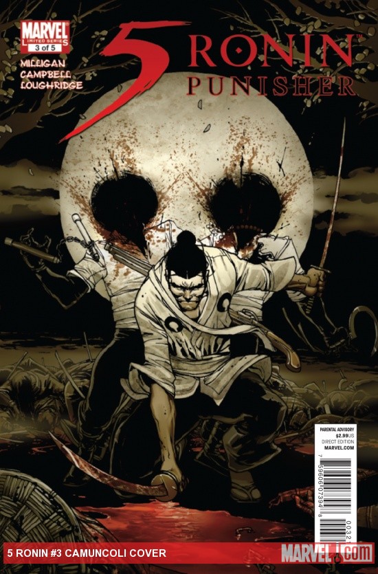 5 Ronin #3 cover by Giuseppe Camuncoli