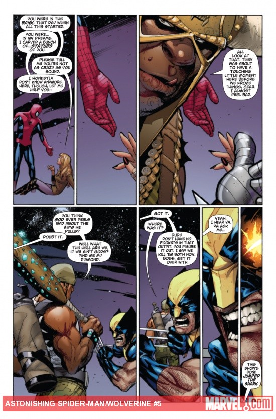 Astonishing Spider-Man & Wolverine #5 preview art by Adam Kubert