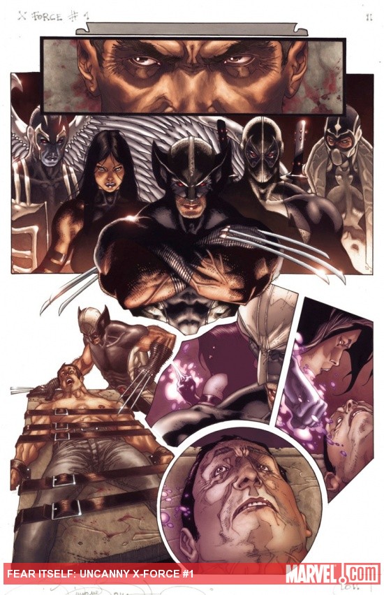 Fear Itself: Uncanny X-Force preview art by Simone Bianchi
