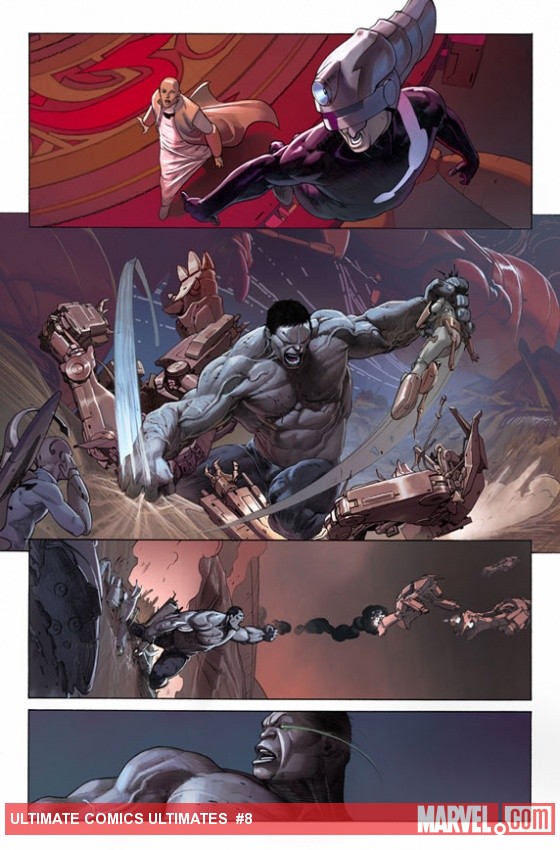 Ultimate Comics Ultimates #8 preview art by Esad Ribic