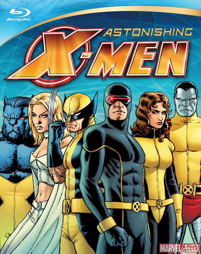 Astonishing X-Men 2-Disc Blu-ray Collection box art by John Cassaday