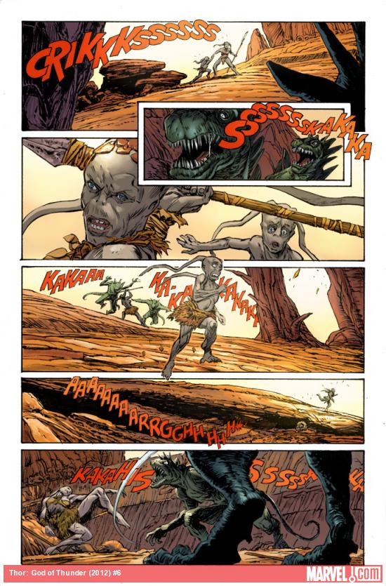 Thor: God of Thunder #6 preview art by Butch Guice
