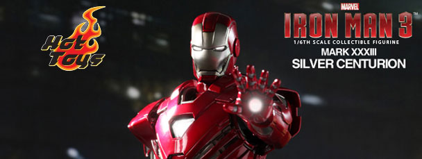 New Hot Toys Iron Man Silver Centurion Figure