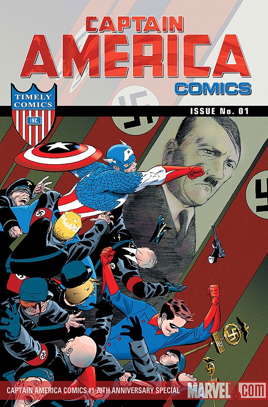 Captain America Comics 70th Anniversary Special #1 cover by Marcos Martin