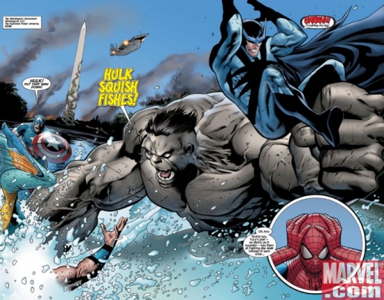 ULTIMATE POWER #9 Interior Art by Greg Land