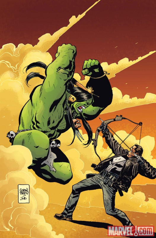MARVEL UNIVERSE VS. THE PUNISHER #2 cover by Goran Parlov