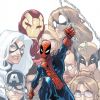 Image Featuring Wolverine, The Winter Soldier, Carlie Cooper, Spider-Girl (Anya Corazon), Black Cat, Iron Man, Mr. Fantastic, May Parker