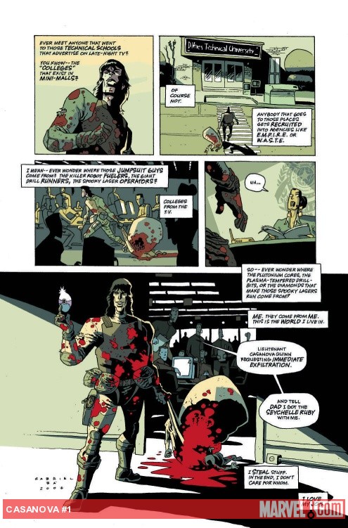 CASANOVA: LUXURIA #1 art by Gabriel Ba