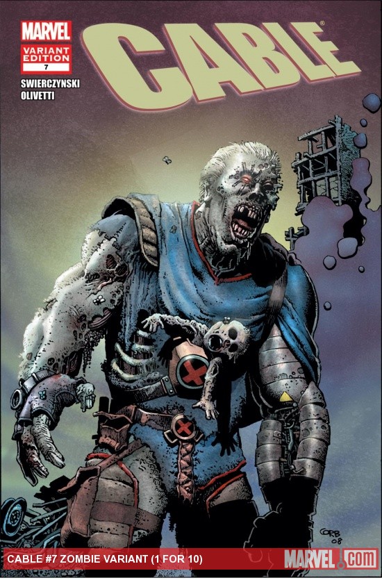Cable (2008) #7, Zombie Variant