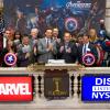 Tom Hiddleston (Loki), Clark Gregg (Agent Phil Coulson) & friends open the New York Stock Exchange