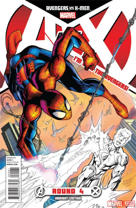 Avengers VS. X-Men #4 Avengers Team Variant Cover 