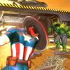 Screenshot of Captain America vs. Hulk in Marvel Avengers: Battle for Earth