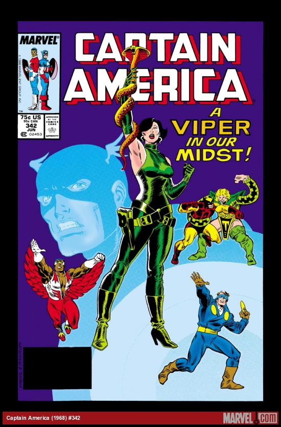 Captain America (1968) #342 Cover