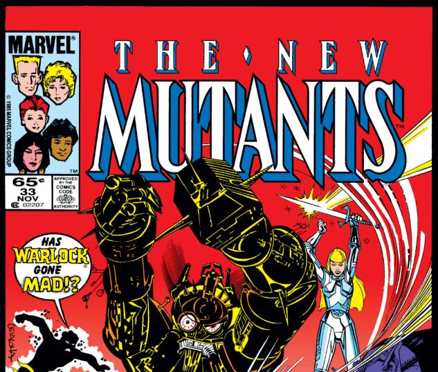New Mutants (1983) #33 Cover