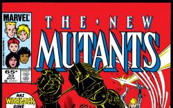 New Mutants (1983) #33 Cover