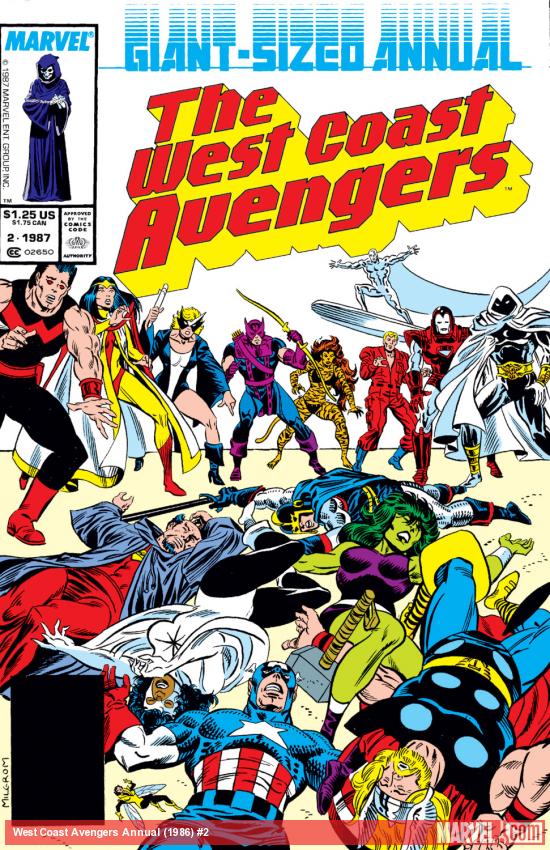 West Coast Avengers Annual (1986) #2 Cover