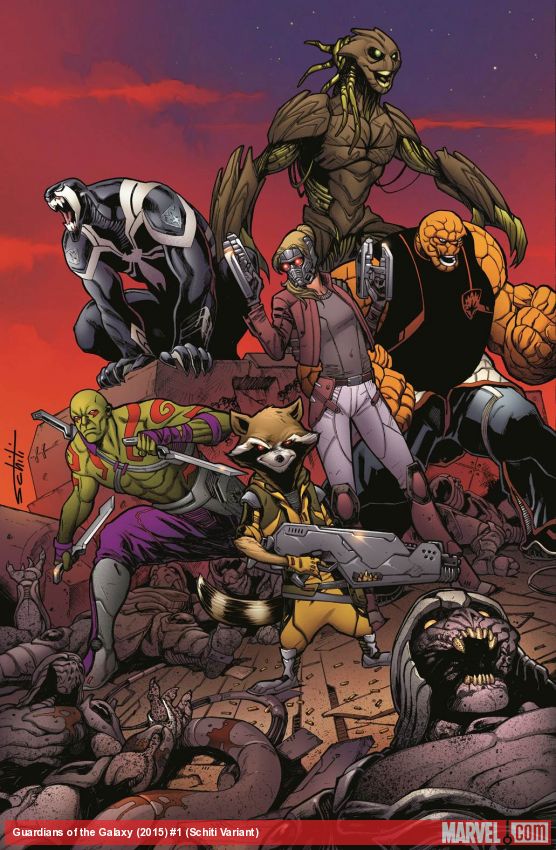 Guardians of the Galaxy (2015) #1 (Schiti Variant)